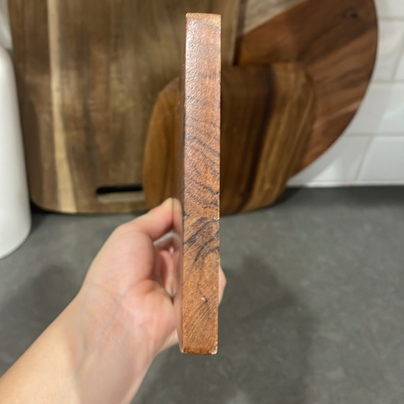 NWT Serving Board & Wooden Single Serve Mini Cheese Board - Picture 5 of 5